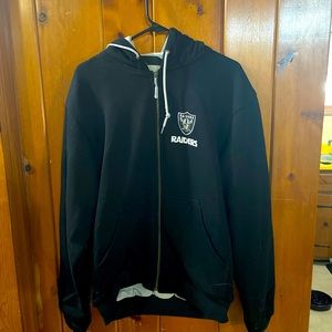 Brand New Las Vegas Raiders / Oakland Raiders Official Zip-up Hoodie